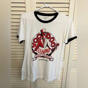 Universal Studios White and Black Voodoo Doughnut Tee